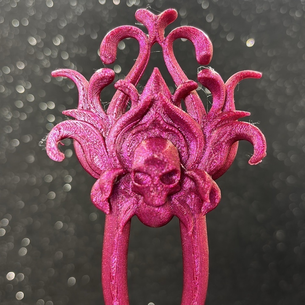 πβ¨ Goth Skull Hair Fork β¨π - Picture 4 of 4